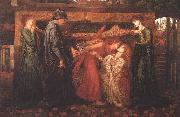 Dante Gabriel Rossetti Dantes Dream Spain oil painting artist